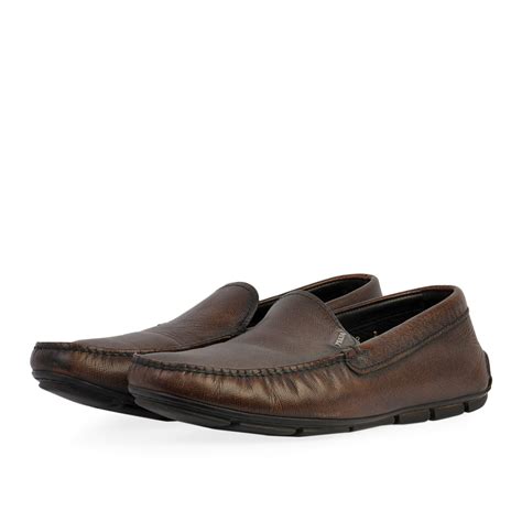 prada casual loafer men|Prada men's moccasins.